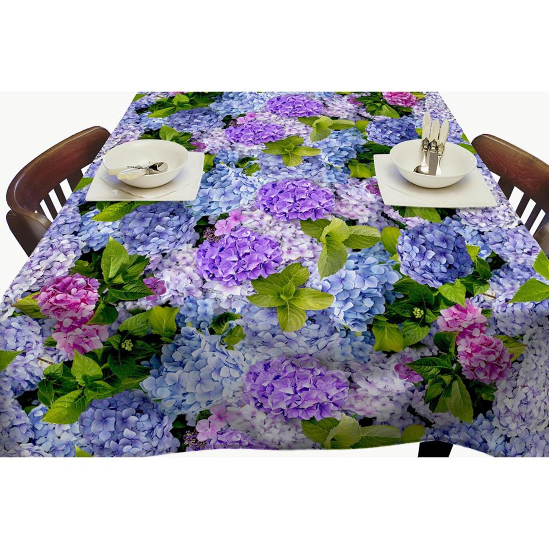 Wicotex tafelkleed hortensia 140x250 cm
