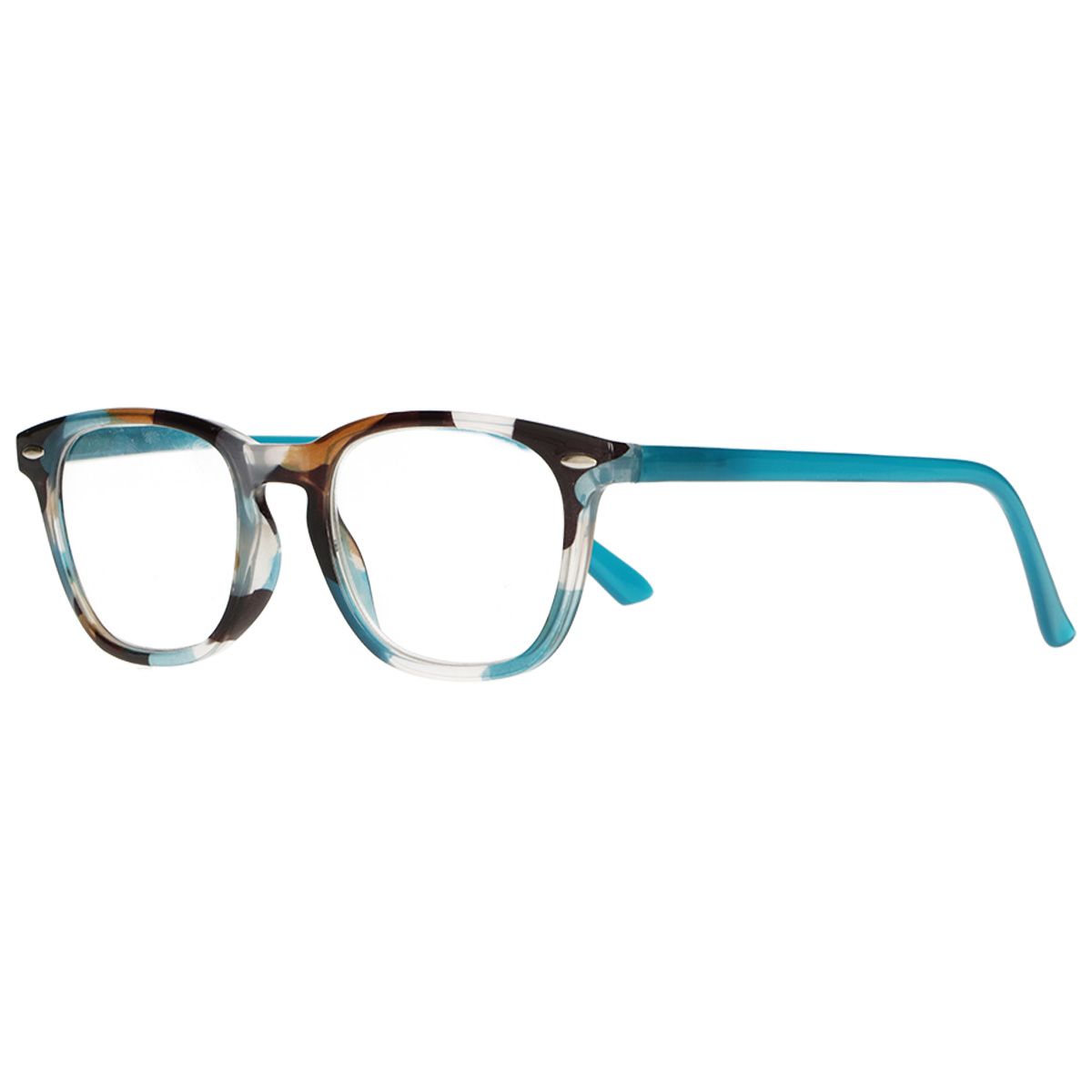 Spectrum leesbril blauw bruin 1.00