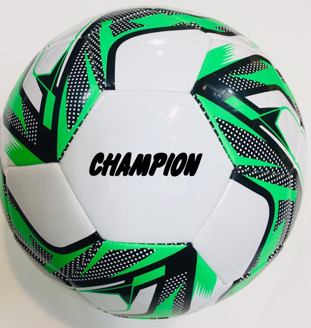 E l sports voetbal champion - verschillende prints - 320 gram - maat 5