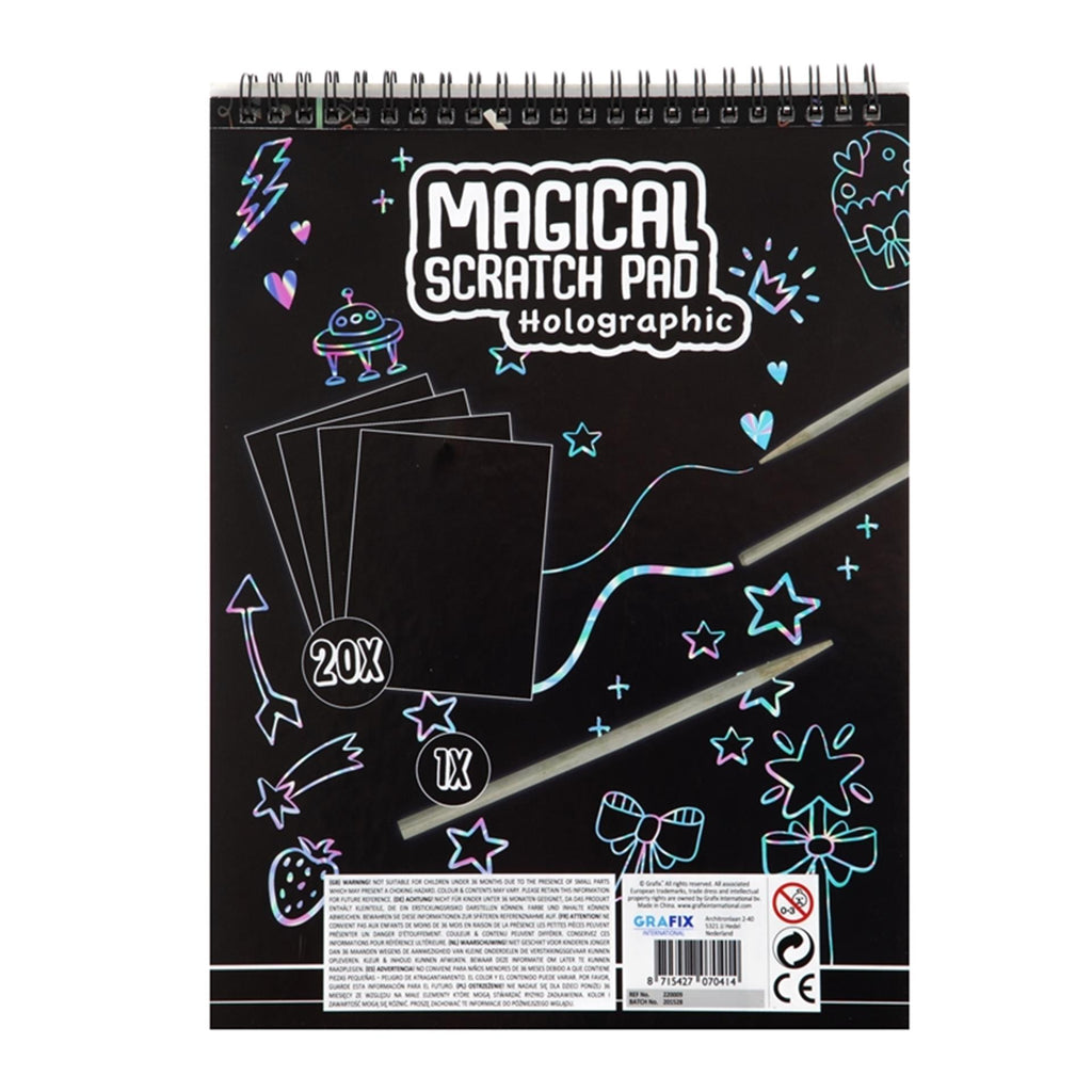 Grafix magisch krasboek a4 20 vel + pen