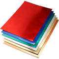 Metallic foliekarton, a2, vel 420x594 mm, 280 gr, diverse kleuren, 30 div vellen 1 doos