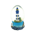 Gerkimex schudbal ovaal vuurtoren blauw 7cm