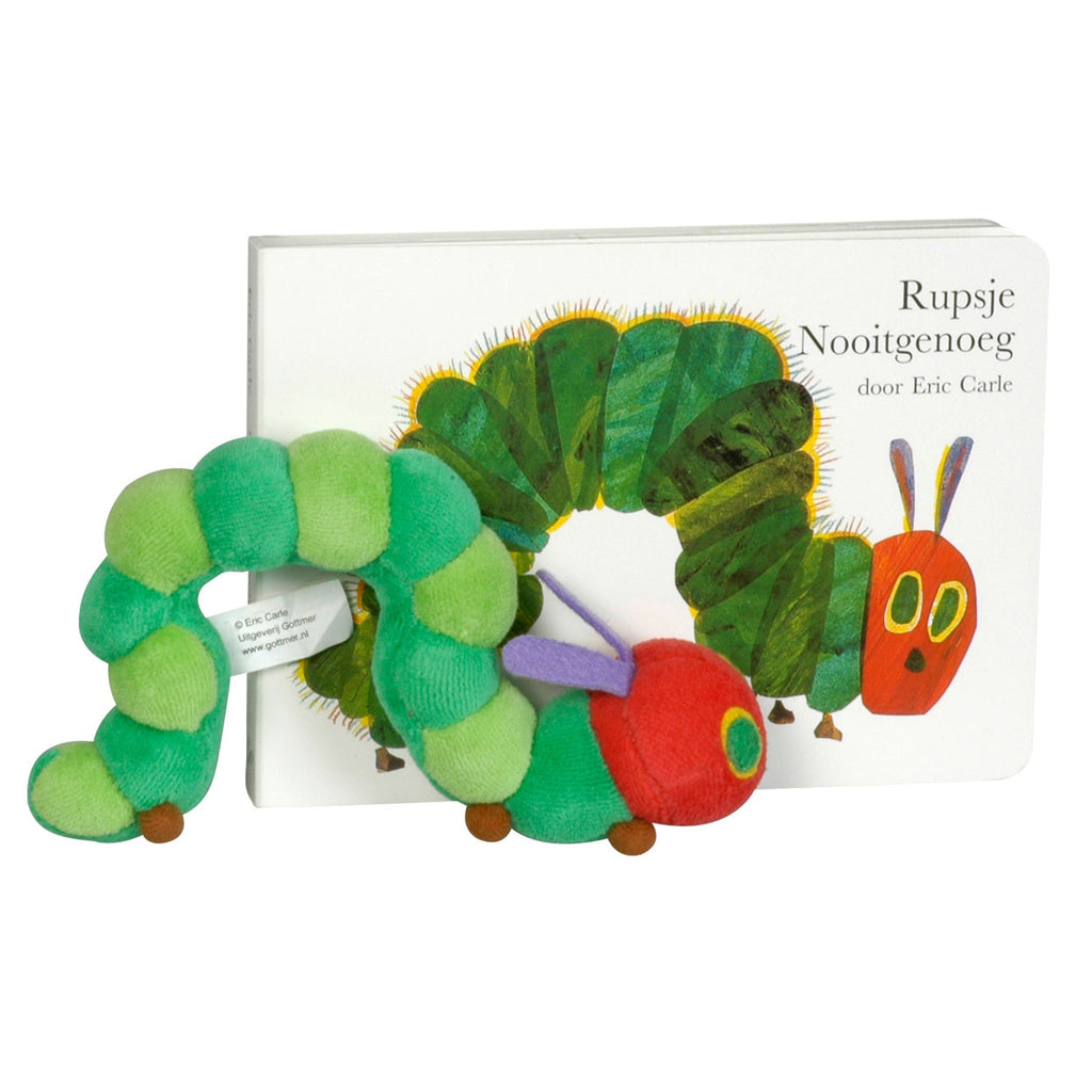 Gottmer Publishers Group: Das Bilderbuch „Die kleine Raupe Nimmersatt“ aus Pappe + Kuscheltier