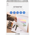 Creativ company pad voor oliepastels, a4, vel 210x297 mm, 300 gr, wit, 15 vel 1 stuk
