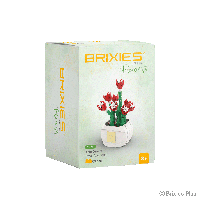 Oku brixies plus flower blossom bouwsteentjes