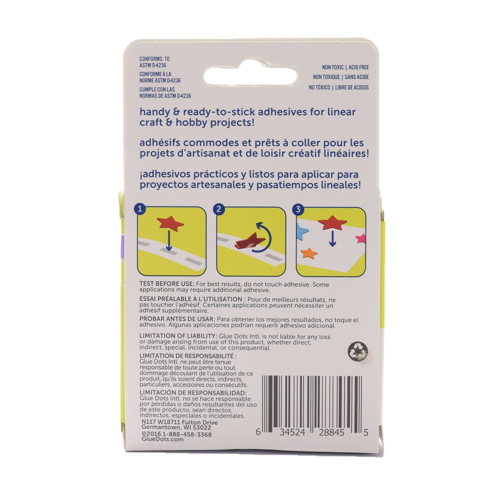 Glue dots • glue lines roll 25mm
