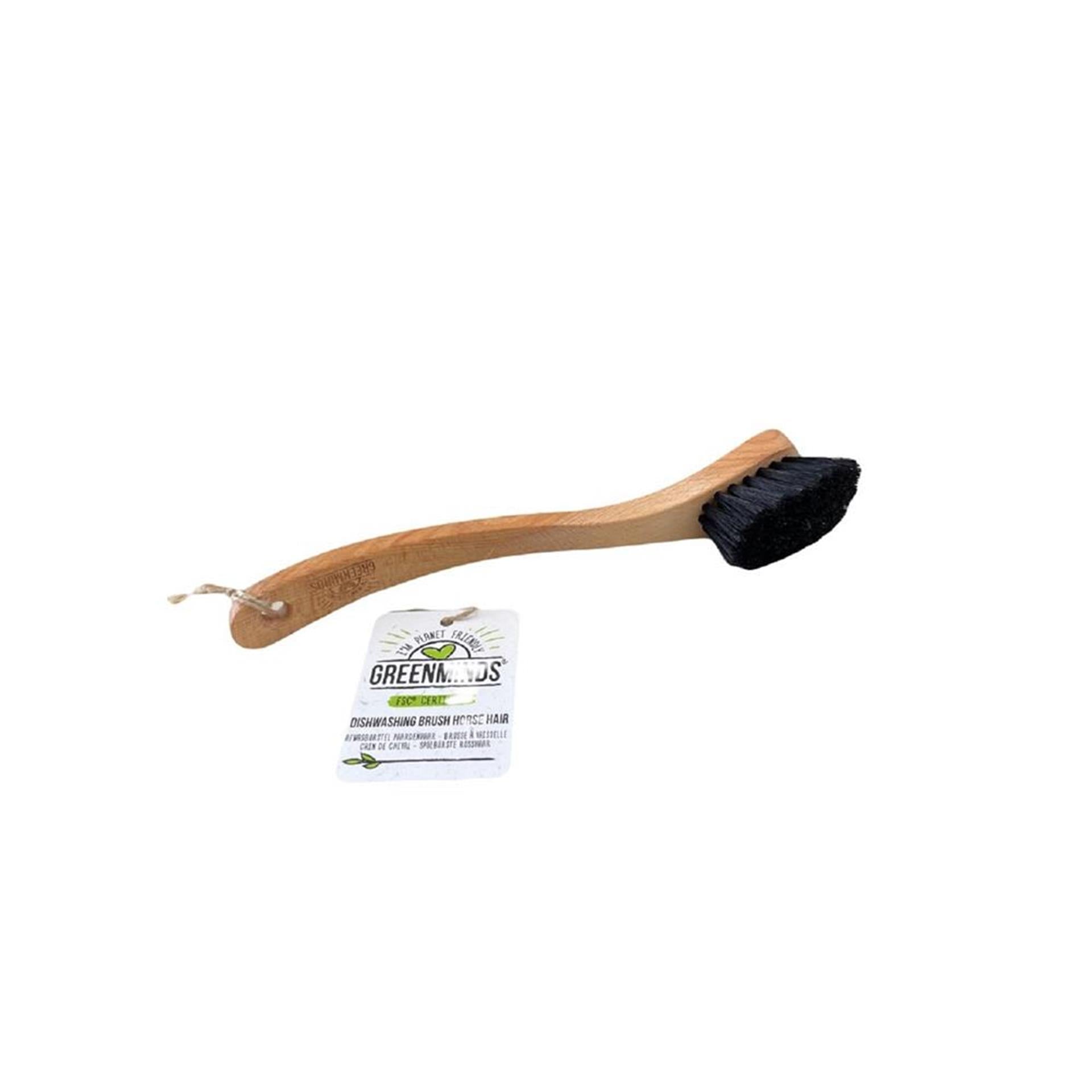 Greenminds afwasborstel hout paardenhaar