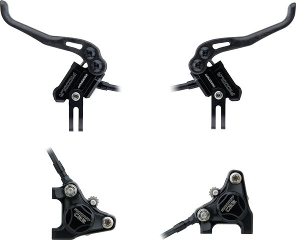 Trickstuff piccola carbon front+rear disc brake set flatmount