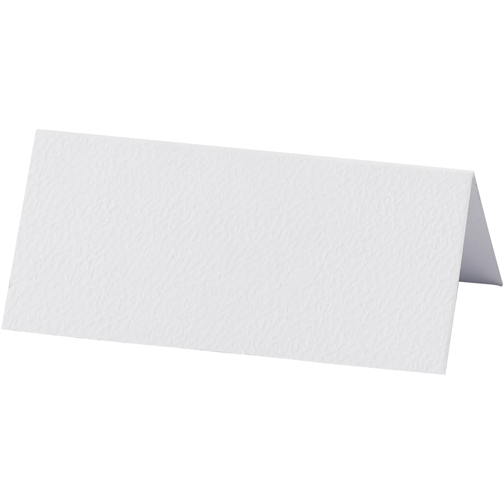 Visitenkarten von Creativ Company, 9 x 4 cm, 220 g, weiß, 20 Stück pro Packung