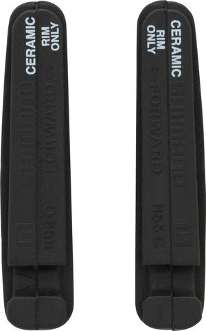 Shimano dura-ace, ultegra, 105 r55c brake pads for ceramic rims - 2 pairs