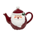Svenska living theepot kerstman ruit ø13x16cm