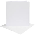Creativ Company -Karten und Umschläge weiß, 4tlg.