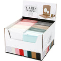 Kaarten en enveloppen, afmeting kaart 12,7x17,8 cm, afmeting envelop 13,3x18,5 cm, 230 gr, diverse kleuren, 8x10 doos 1 doos
