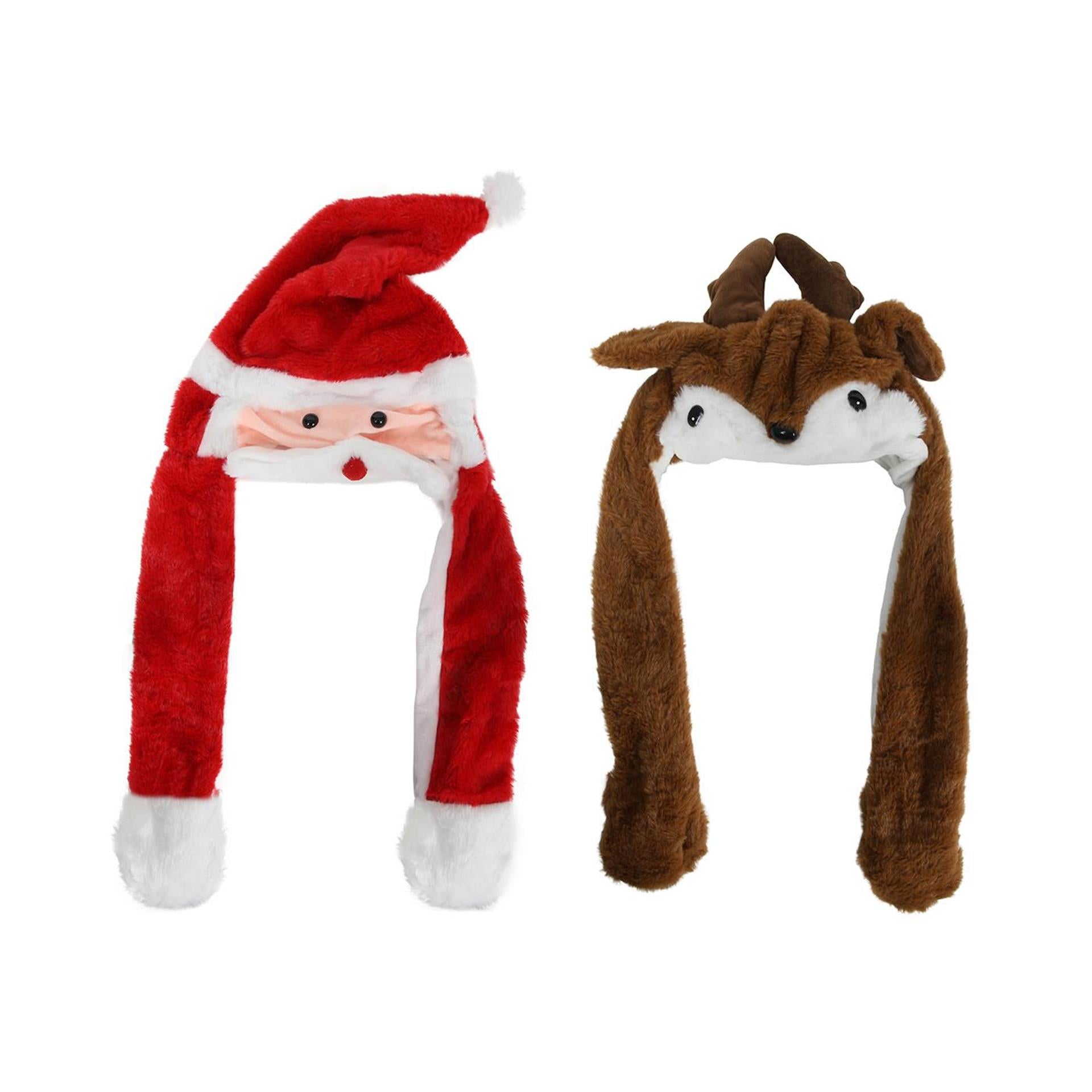 Svenska living kerstmuts rendier kerstman bewegend 30cm