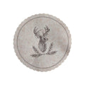Svenska living placemat rendier vilt beige ø35cm