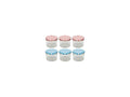 Deti weckglas weckpot jampot met geruit schroefdeksel 230 ml pak a 6 stuks