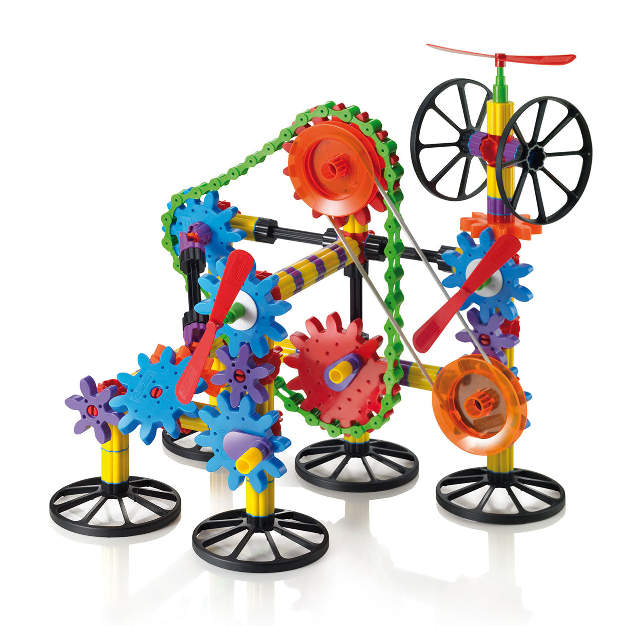 Quercetti Konstruktionsspielset, 266 Teile.