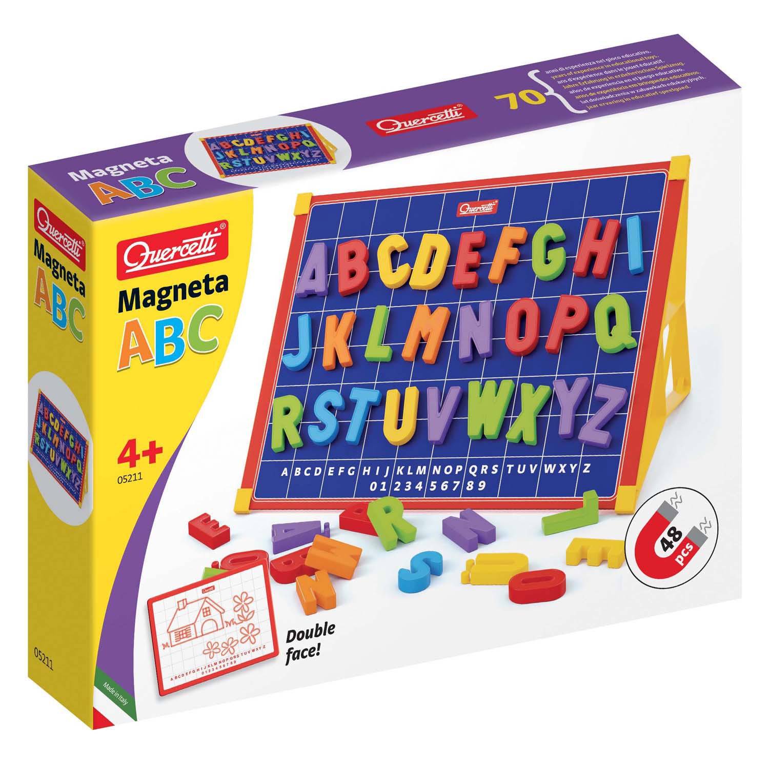 Quercetti abc magneetbord