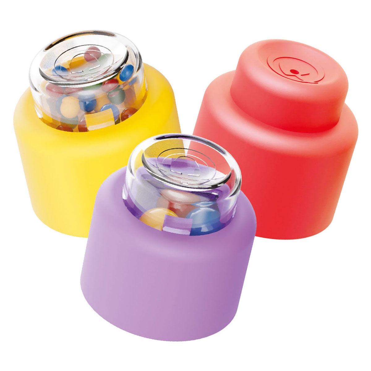 Quercetti Momy Soft Bouwblokken mit Gel, 18 Tage.