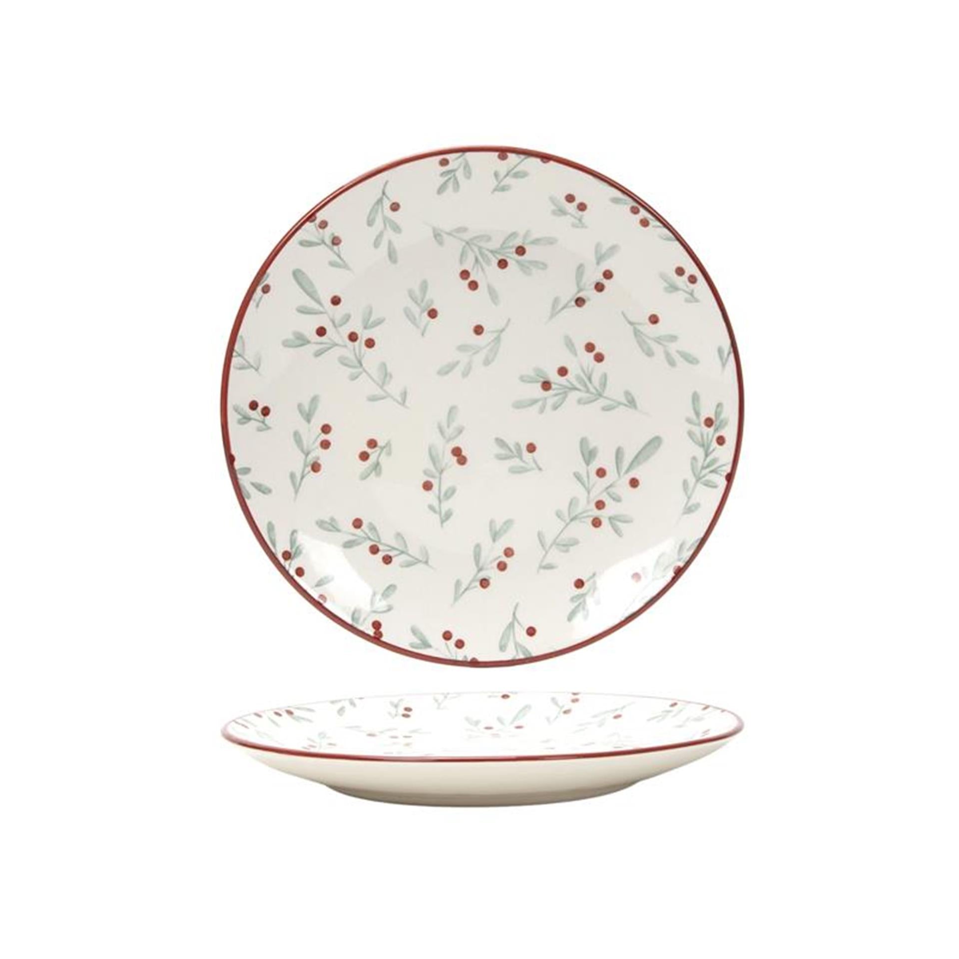 Svenska living bord 'berry' rood ø19,5cm