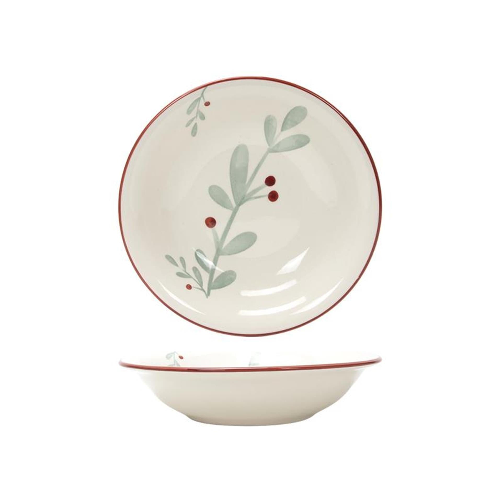 Svenska living bord diep 'berry' rood ø20,5cm