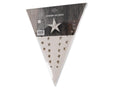 Snowflake kerstster papier 60cm wit 20warmled