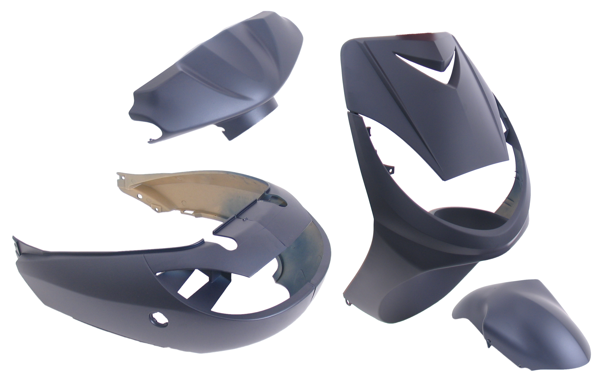 Edge plaatset 6-delig for peugeot vivacity tot bouwjaar 2008 - mat donkerblauw