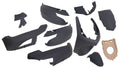 Edge plaatset 9-delig voor peugeot new vivacity vanaf bouwjaar 2008 50cc 2 4t - mat zwart