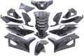 Edge plaatset 14-delig voor peugeot speedfight 4 - metallic zwart