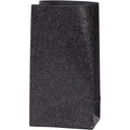 Papieren zakken, h: 17 cm, afm 6x9 cm, 170 gr, zwart, 8 stuk 1 doos