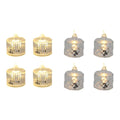 Svenska living mini theelicht transparant, 3.7x5cm, 2ass 2xag10. doos a 12 stuks