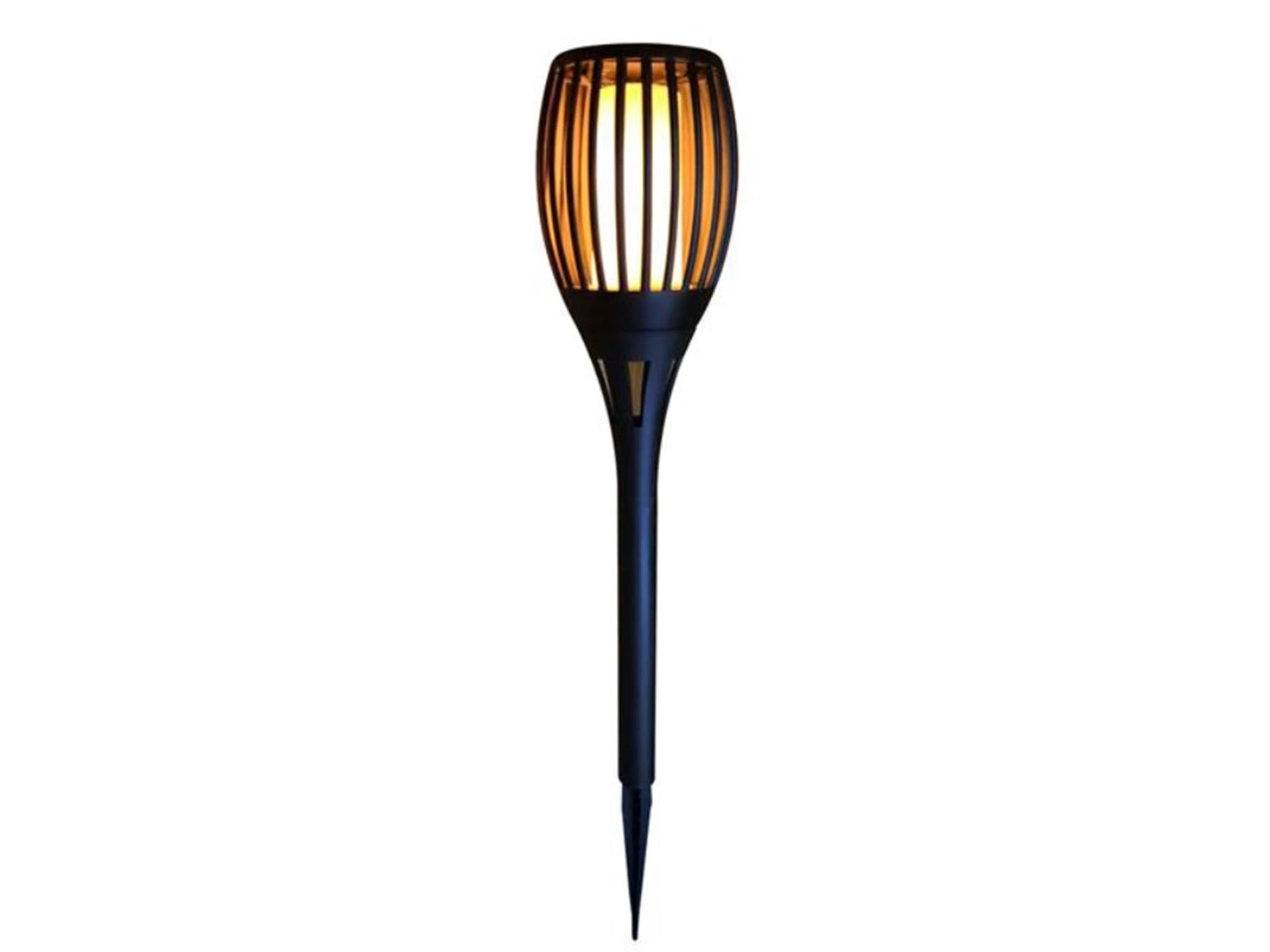 Lumineo led solaar tuinfakkel met vlam effect 78cm