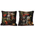 Svenska living led kerst kussen honden 2xaa 40x40cm