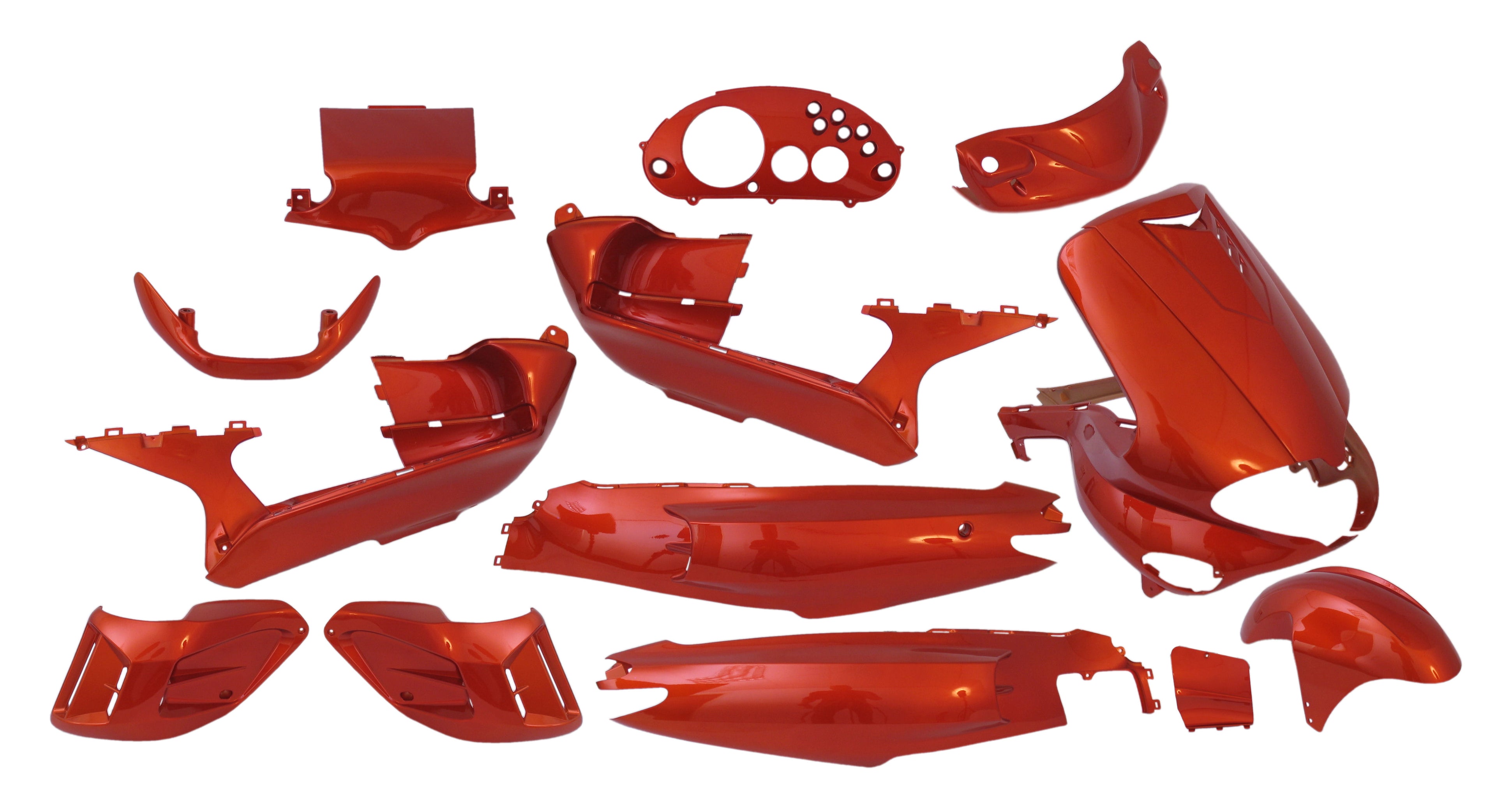 15-teiliges Kantenschutz-Set für Gilera Runner bis 08/2005 – orange-metallic