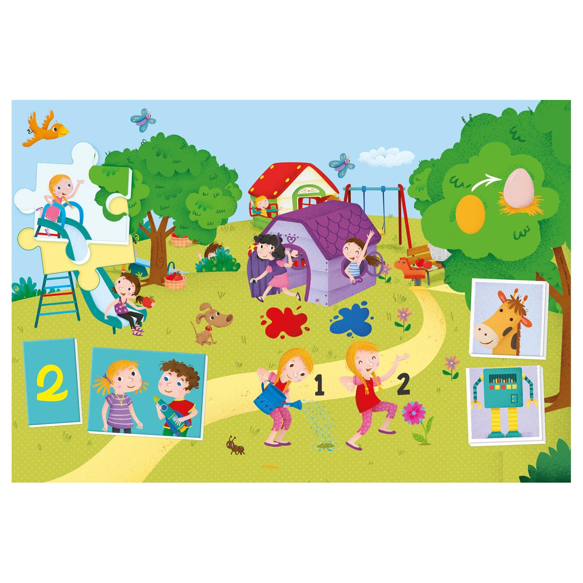 Clementoni Spielen und Lernen – 8 Spiele in 1