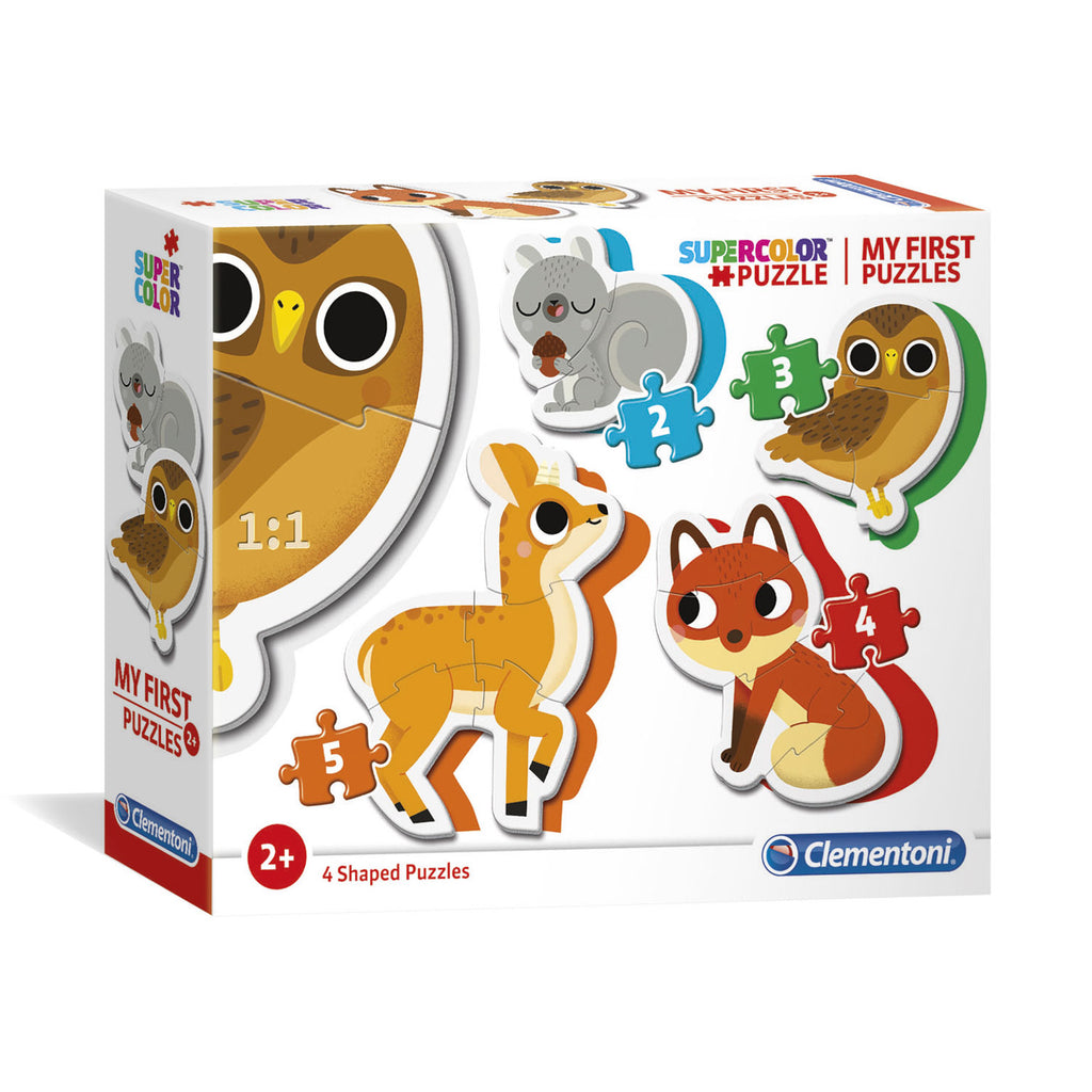 Clementoni Meine ersten Puzzles – Waldtiere