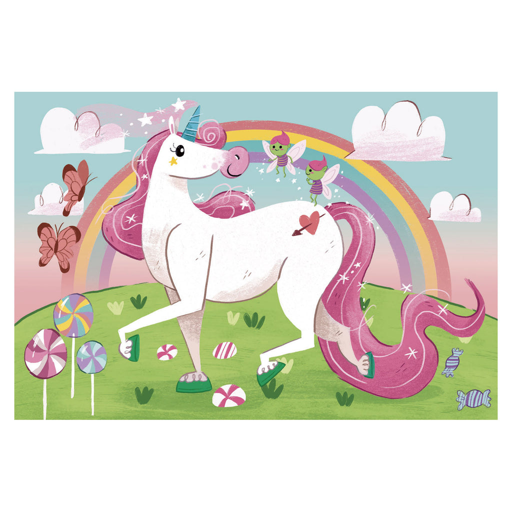 Clementoni Einhorn-Puzzle, 104 Teile.