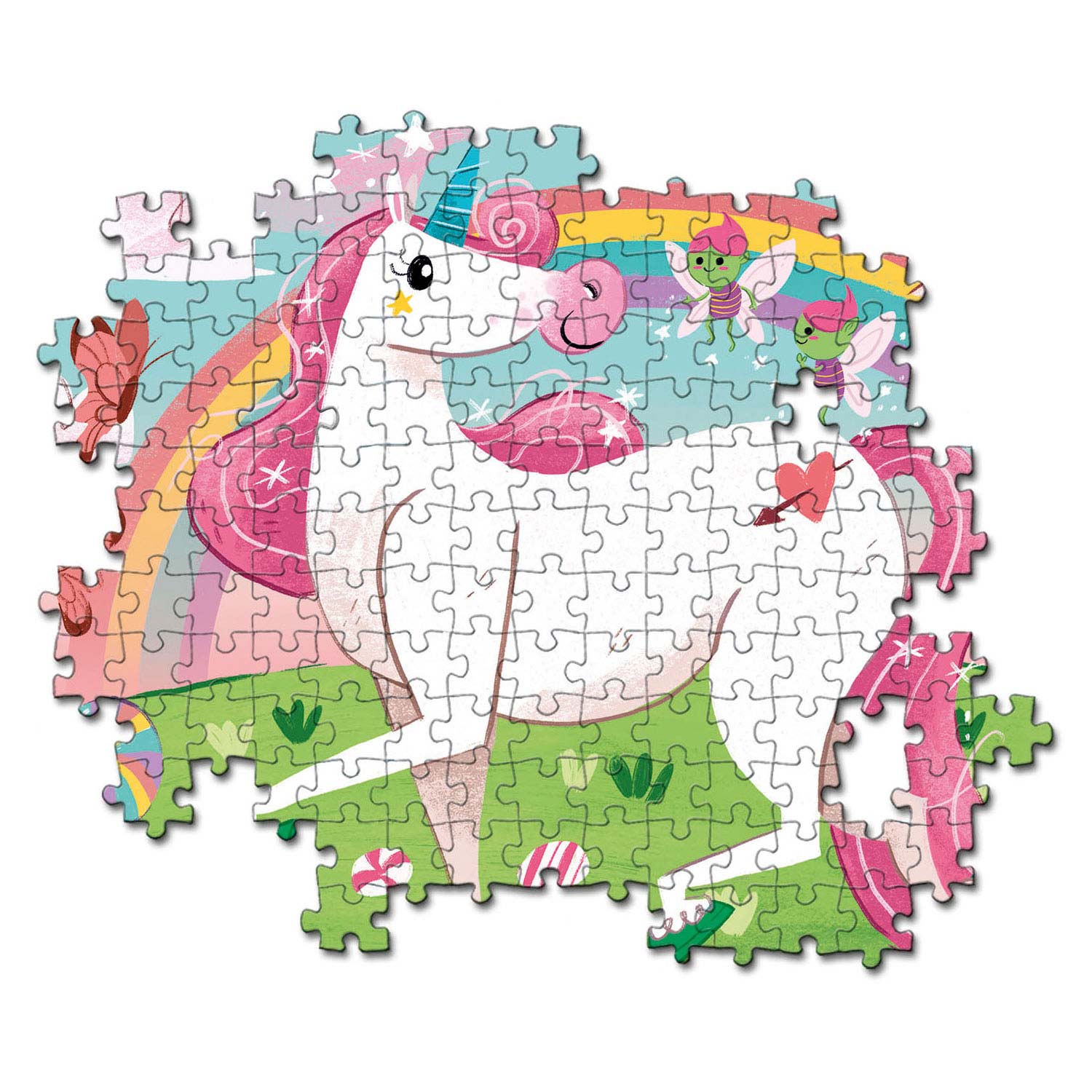 Clementoni Einhorn-Puzzle, 104 Teile.