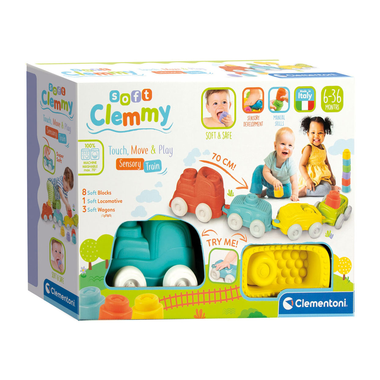 Clementoni Baby Clemmy mehr sensorische Zug