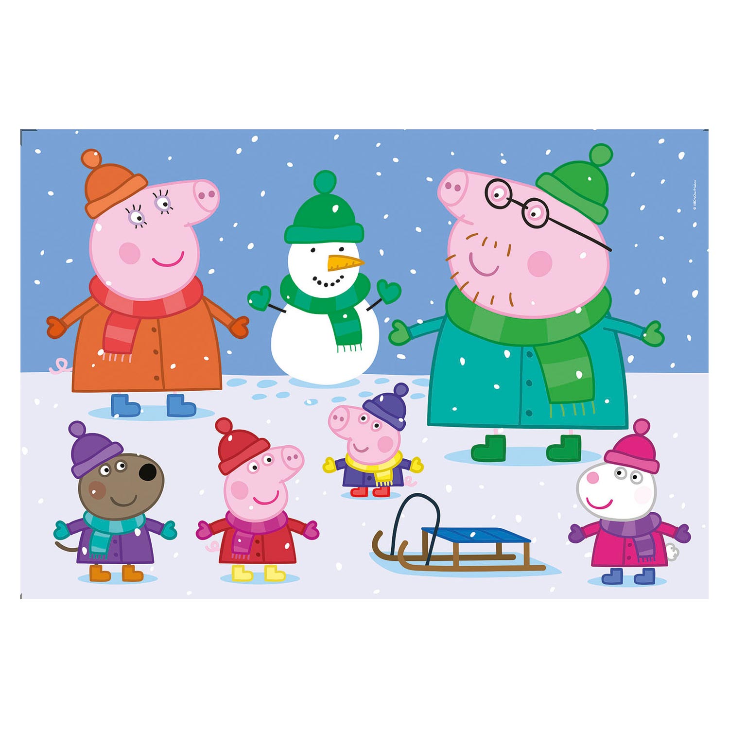 Clementoni Maxi-Puzzle Peppa Pig, 104 Teile.