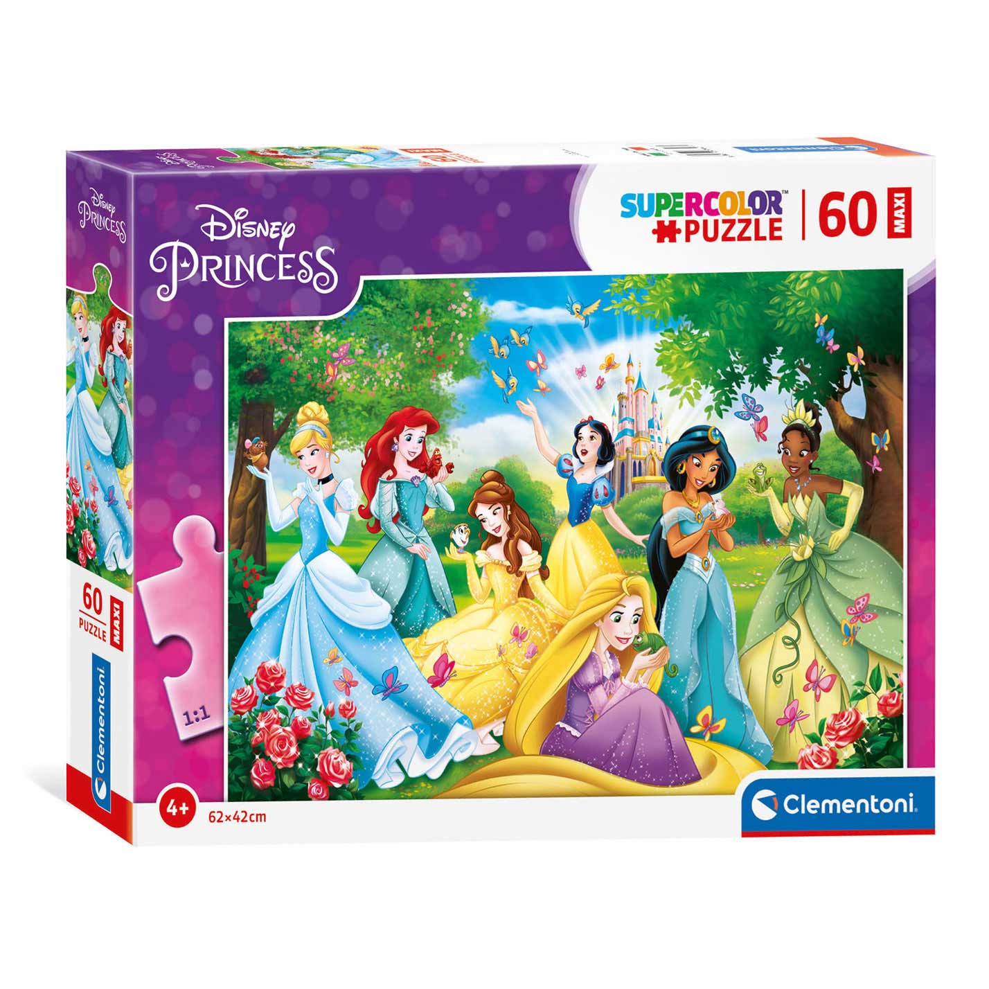 Clementoni maxi puzzel disney princess, 60st.