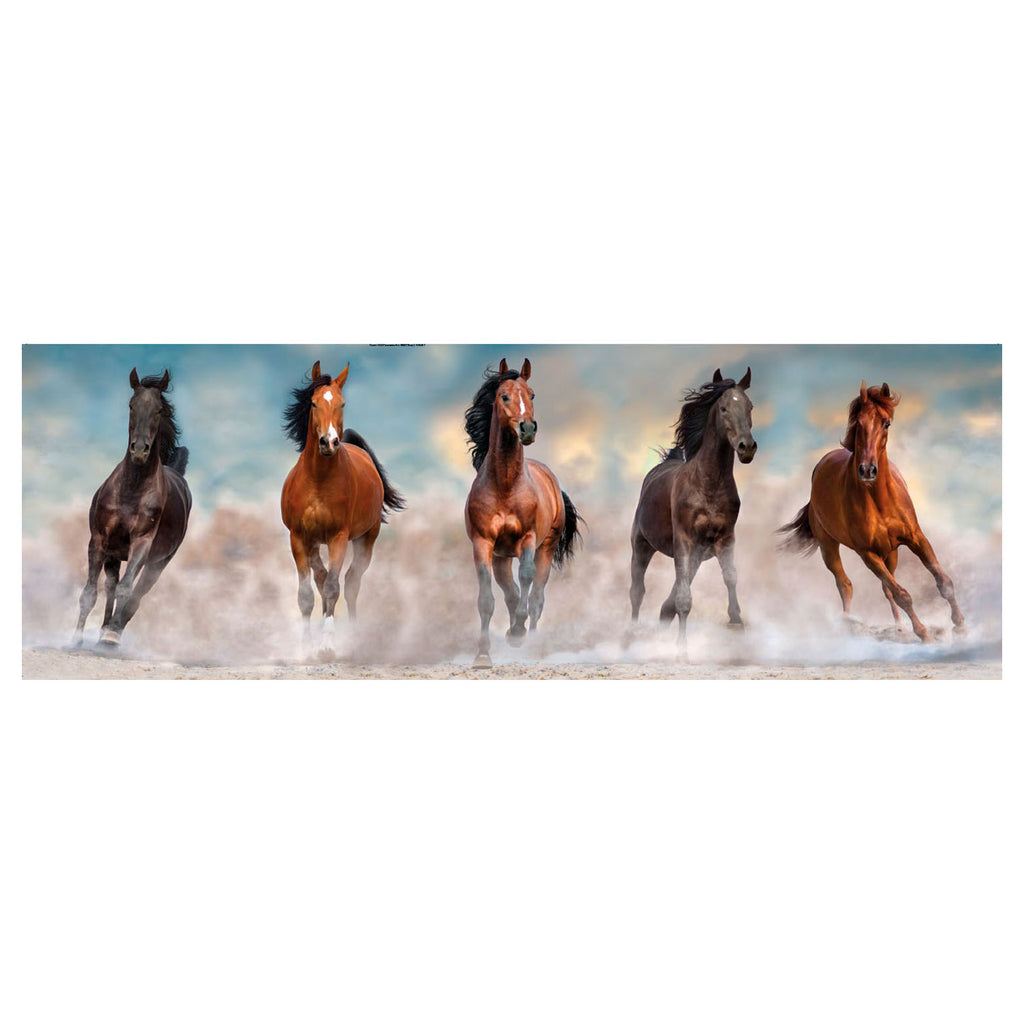 Clementoni Panorama Puzzle Pferde, 1000 Teile.