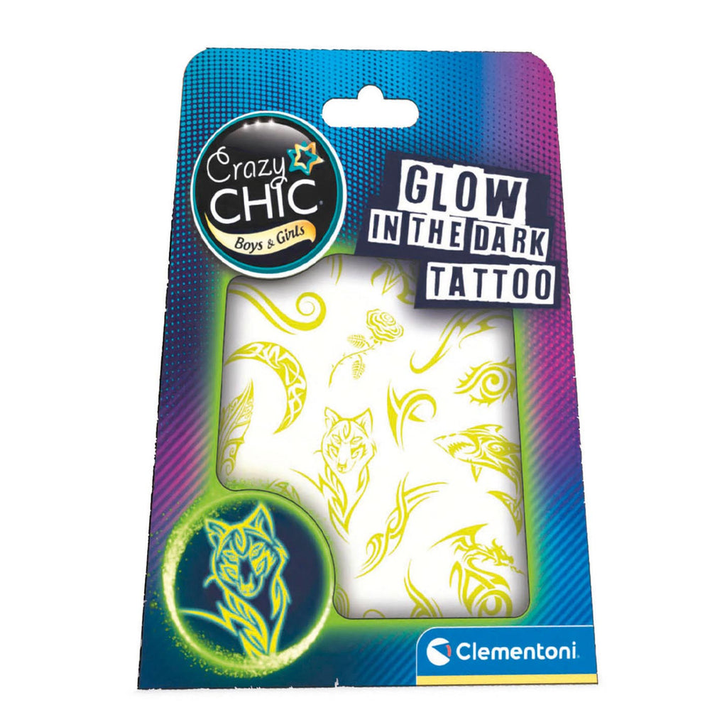 Clementoni crazy chic - urban tattoos glow in the dark