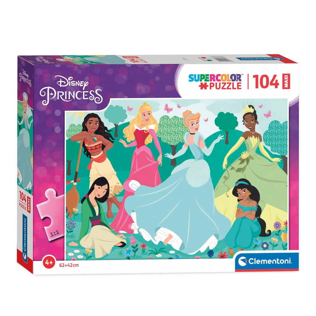 Clementoni Maxi-Puzzle Disney Prinzessin, 104 Teile.