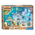 Clementoni Weltkartenpuzzle Disney Die Eiskönigin, 1000 Teile.