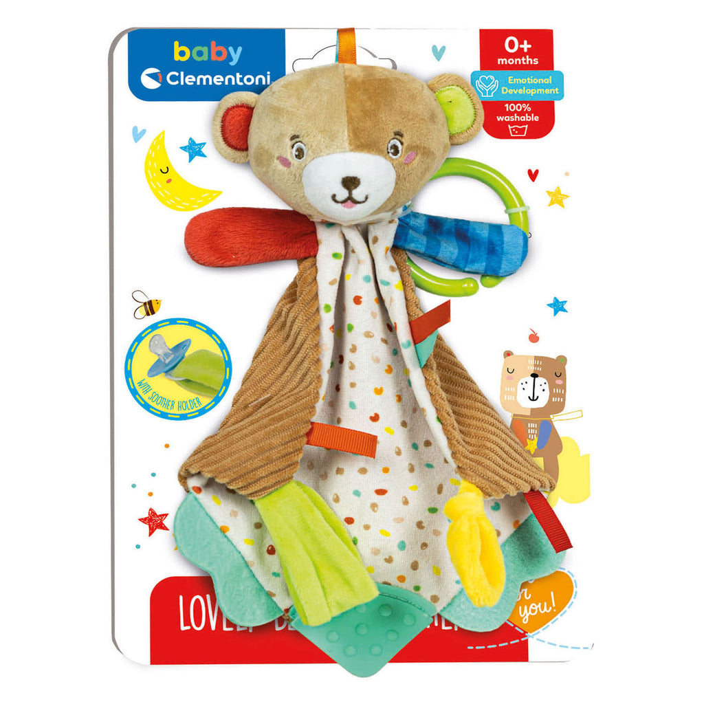 Clementoni Baby - Plüschrasselbär