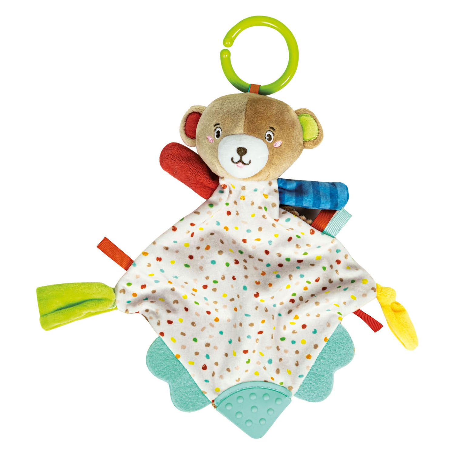 Clementoni baby - pluchen rammelaar beer