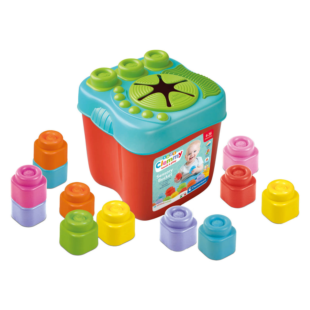 Clementoni Baby Clemmy – Sinneseimer mit Bausteinen