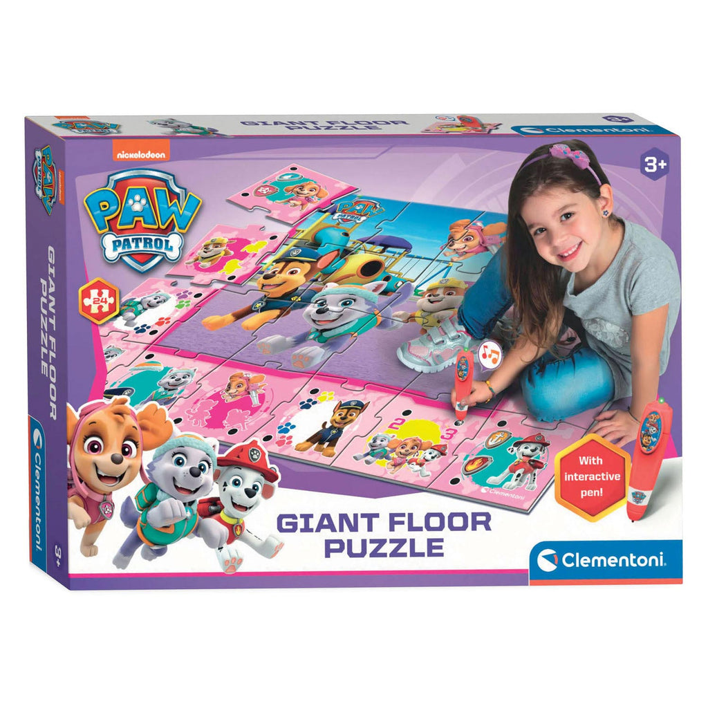 Clementoni Bodenpuzzle groß interaktiv - Pfotenpatrol rosa
