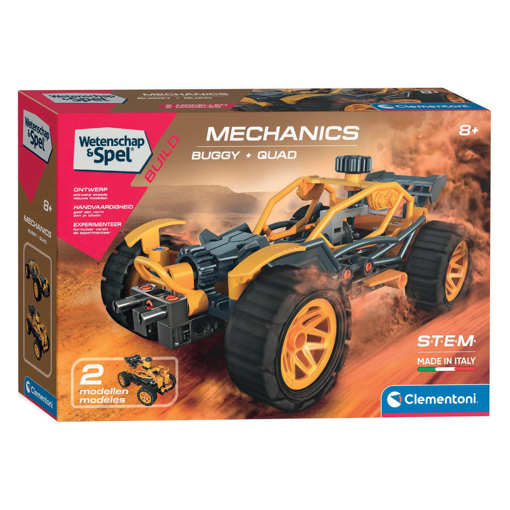 Clementoni wetenschap spel mechanica - buggy quad - 90dlg.